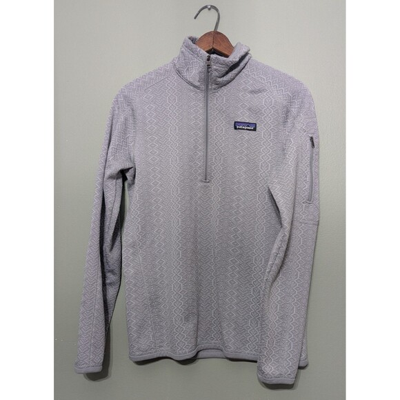 Patagonia Better Sweater in Frozen Diamond Jacquard/Salt Gray - Small EUC - Picture 1 of 6